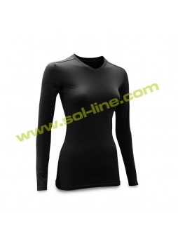 Womens Long Sleeve Black Compression Shirts